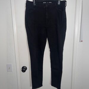 Old Navy Women's Dark Black Skinny Jeans